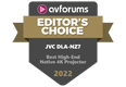 JVC's DLA-NZ7 Best High-End Native 4K Projector 2022 - AVForums Award